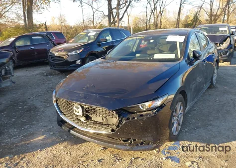 2020 Mazda Mazda3 из США, поврежденный, VIN 3MZBPABL9LM130312